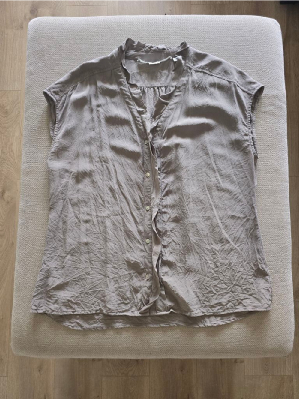 Max Studio 100% Silk Sleeveless Blouse Size XL